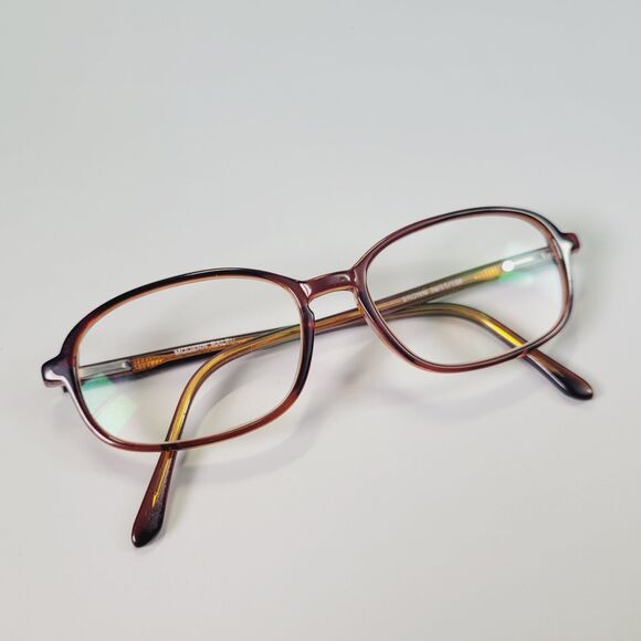 Modern Optical Ralph Brown 56-17 140 full rim eyeglasses full rim frame - Picture 3 of 10